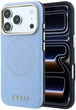Панель Guess Perforated 4G Gold Logo MagSafe для Apple iPhone 18 Pro Max / Apple iPhone 17 Pro Max Blue (3666339652944) - зображення 1