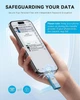 Флешка для iPhone / iPad / Android / ПК MFi Licensed Flash Drive 128GB USB 3.0 / Lightning / Type-C Серебристо-голубой - изображение 5