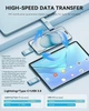 Флешка для iPhone / iPad / Android / ПК MFi Licensed Flash Drive 128GB USB 3.0 / Lightning / Type-C Серебристо-голубой - изображение 6