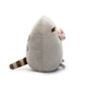 Мягкая игрушка кот Пушин кет Pusheen cat с Пончиком в лапках 15х12 см Серый - изображение 5