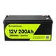 Аккумулятор LiFePO4 CyperOcean 12V 200Ah 2560Wh литий-железо-фосфатная батарея 12.8 В - изображение 1