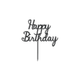 Прикраса-напис на торт Happy Birthday MW1198412 Металік - зображення 5