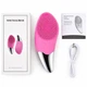 Щетка – массажер для лица Sonic Facial Brush силиконовая ручная электрическая - изображение 7