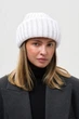 Тепла Жіноча Зимова Шапка Without Pikul 2026 White - изображение 3
