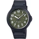 Мужские часы Casio MW-240-3B зелёный циферблат - изображение 1