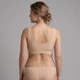 Топ від Lirina Rose 30567 4XL бежевий (натуральна тканина, застібки спереду, рубчик, широкі бретелі, кнопки) - изображение 2