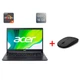 Ноутбук Б-класс Acer Aspire 3 A515-44 / 15.6" (1366x768) TN / AMD Ryzen 5 4500U (6 ядер по 2.3 - 4.0 GHz) / 8 GB DDR4 / 256 GB SSD / AMD Radeon RX Vega 6 Graphics / WebCam б/у + Подарок Беспроводная мышь / USB - изображение 1