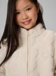 Куртка для дівчаток 4F regular sherpa fleece 140 Бежевий 4FJWAW26TFLEF494-11S - изображение 4