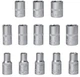 Набор инструментов Alloid Base 1/2" и 1/4" 6-гранный, 94 предмета (NG-1094BS) - изображение 8