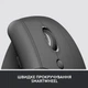 Мышка Logitech Lift Vertical Ergonomic Wireless/Bluetooth for Business Graphite (910-006494) - изображение 7