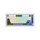 Клавиатура Hator Hellyberry Mechanical Linear RGB USB UA White/Violet (HK75) - изображение 1