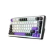 Клавиатура Hator Hellyberry Mechanical Linear RGB USB UA White/Violet (HK75) - изображение 3