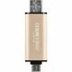 USB флеш накопитель Transcend 128GB JetFlash 930 Gold-Black USB 3.2/Type-C (TS128GJF930C) - изображение 7