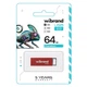 USB флеш накопичувач Wibrand 64GB Chameleon Red USB 2.0 (WI2.0/CH64U6R) - зображення 2
