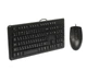 Комплект клавіатура+мишка KK-3+OP-330, USB, Чорна (KK-3330 Black) - зображення 3