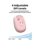 Мишка Ugreen MU105 Wireless Pink (90686) - зображення 9