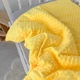 Дитяча ковдра-плед 100х80 см зі зйомним утеплювачем Oh My Kids «Різнокольорові Динозаври» жовтий - зображення 8