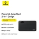 Пускозарядное устройство Бустер Baseus Super Energy Pro+ 12V 4000mAh 1600A для автомобиля с функцией Павербанка и фонарика Черный (C00245700111-02) - изображение 4