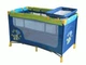 Дитячий манеж-ліжко 2 в 1 Lorelli Nanny 2 Layers Plus Dinos Blue з пеленатором та сумкою - зображення 2