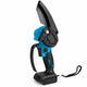 Аккумуляторная цепная мини-пила Electric SAW BLUE 6″ 20V/4Ah с кейсом и 2 аккумуляторами Садовая ручная электропила Мини-цепная пила для обрезки веток Аккумуляторная пилка для сада и дачи - изображение 9