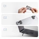 Підставка для ноутбуку Baseus Slim Laptop Kickstand (2шт) (LUZC00001) Gray - зображення 4