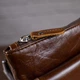 Чоловіча шкіряна сумка через плече з натуральної шкіри Vintage вертикальна для документів коричнева 59101 - зображення 17