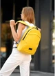 Жіночий міський рюкзак Sambag Zard Urban жовтий з екошкіри з відділенням для ноутбука 71328 - зображення 7
