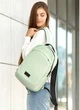 Жіночий міський рюкзак Sambag Zard Urban м'ятний з екошкіри з відділенням для ноутбука 71327 - зображення 3