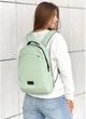 Жіночий міський рюкзак Sambag Zard Urban м'ятний з екошкіри з відділенням для ноутбука 71327 - зображення 9