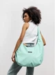 Жіноча сумка Sambag HOBO WEAVE м’ятна містка міська для ноутбука водовідштовхувальна 62277 - зображення 9