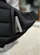 Велика жіноча поясна сумка бананка з поліестеру міська Sambag DynamicDart трансформер, чорна 60506 - зображення 8