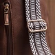 Женская слинг сумка Vintage коричневая через плечо из экокожи с регулируемым ремнем и внешними карманами 71085 - изображение 11