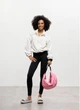 Жіноча сумка хобо Sambag HOBO Bag-glove рожева міська містка з утепленими кишенями 62265 - зображення 5