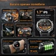 Смарт часы мужские Lemfo AK122 (разговор, пульсоксиметр, фонарик) 1400 мАг - изображение 2