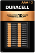 Щелочные батарейки Duracell AAA LR03 MN2400 1.5 В набор 40 шт для пультов и бытовой электроники - изображение 6