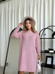 Сукня міді вільного крою RITA, колір Пудра світла розмір One Size - изображение 5