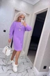 Сукня міді вільного крою RITA, колір Бузок розмір One Size - изображение 8