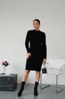 Жіноча вʼязана сукня CHERRY, колір Чорний розмір One Size - зображення 1