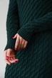 Жіноча вʼязана сукня CHERRY, колір Смарагд розмір One Size - изображение 5