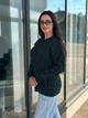 Подовжений вʼязаний жіночий светр NADIA, колір Смарагд розмір One Size - изображение 5