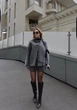 Пальто жіноче коротке COS double-faced wool scarf short jacket 1293753002 XXS Сірий - зображення 8