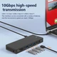 Док станция Blueendless HP1306 13 в 1 USB Type-C концентратор для ноутбука компьютера планшета 13 портов - изображение 7