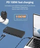 Док станция Blueendless HP1306 13 в 1 USB Type-C концентратор для ноутбука компьютера планшета 13 портов - изображение 9
