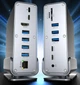 Хаб Док станция Deepfox-2606 15 в 1 с поворотной подставкой USB Type-C концентратор для ноутбука компьютера 15 портов - изображение 6