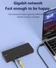 Док станция Blueendless HP1306 13 в 1 USB Type-C концентратор для ноутбука компьютера планшета 13 портов - изображение 10