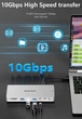 Док станция Blueendless HC1406 14 в 1 USB Type-C концентратор для ноутбука компьютера планшета 14 портов - изображение 11