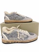 Зимние женские кеды Golden Goose светло-серые из натуральной замши на шерстяном меху в полной упаковке размер 41 - изображение 4
