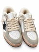 Зимние женские кеды Golden Goose из натуральной кожи и замши на шерстяном меху с меховой стелькой размер 37 - изображение 2