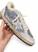 Зимние женские кеды Golden Goose светло-серые из натуральной замши на шерстяном меху в полной упаковке размер 41 - изображение 8