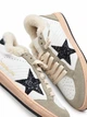 Зимние женские кеды Golden Goose из натуральной кожи и замши на шерстяном меху с меховой стелькой размер 37 - изображение 3